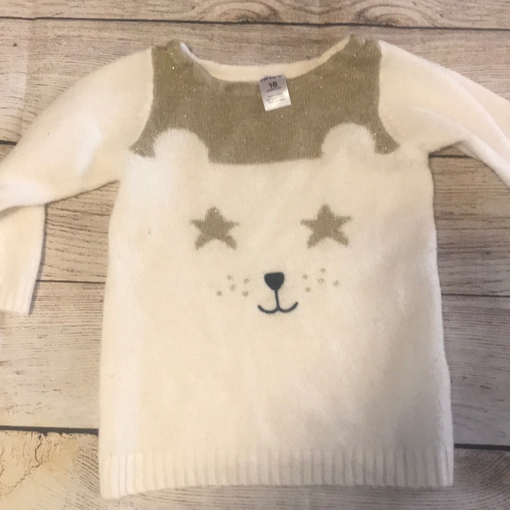 Soft toddler girl sweater